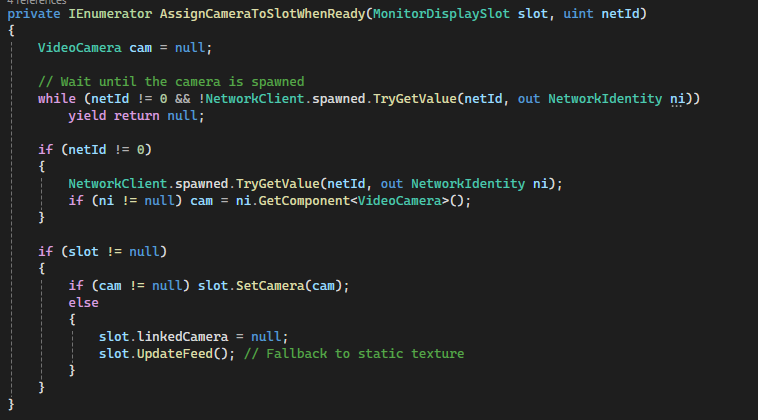 Monitor Assignment Logic