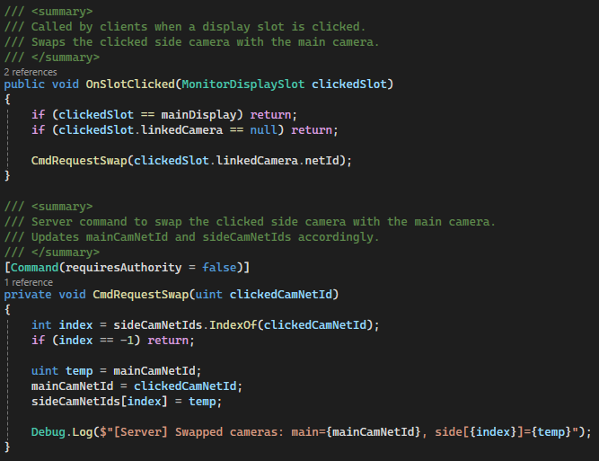 Monitor Swap Command