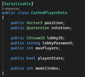 Cache Player Data Code