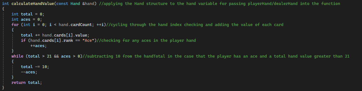 calculate value Code