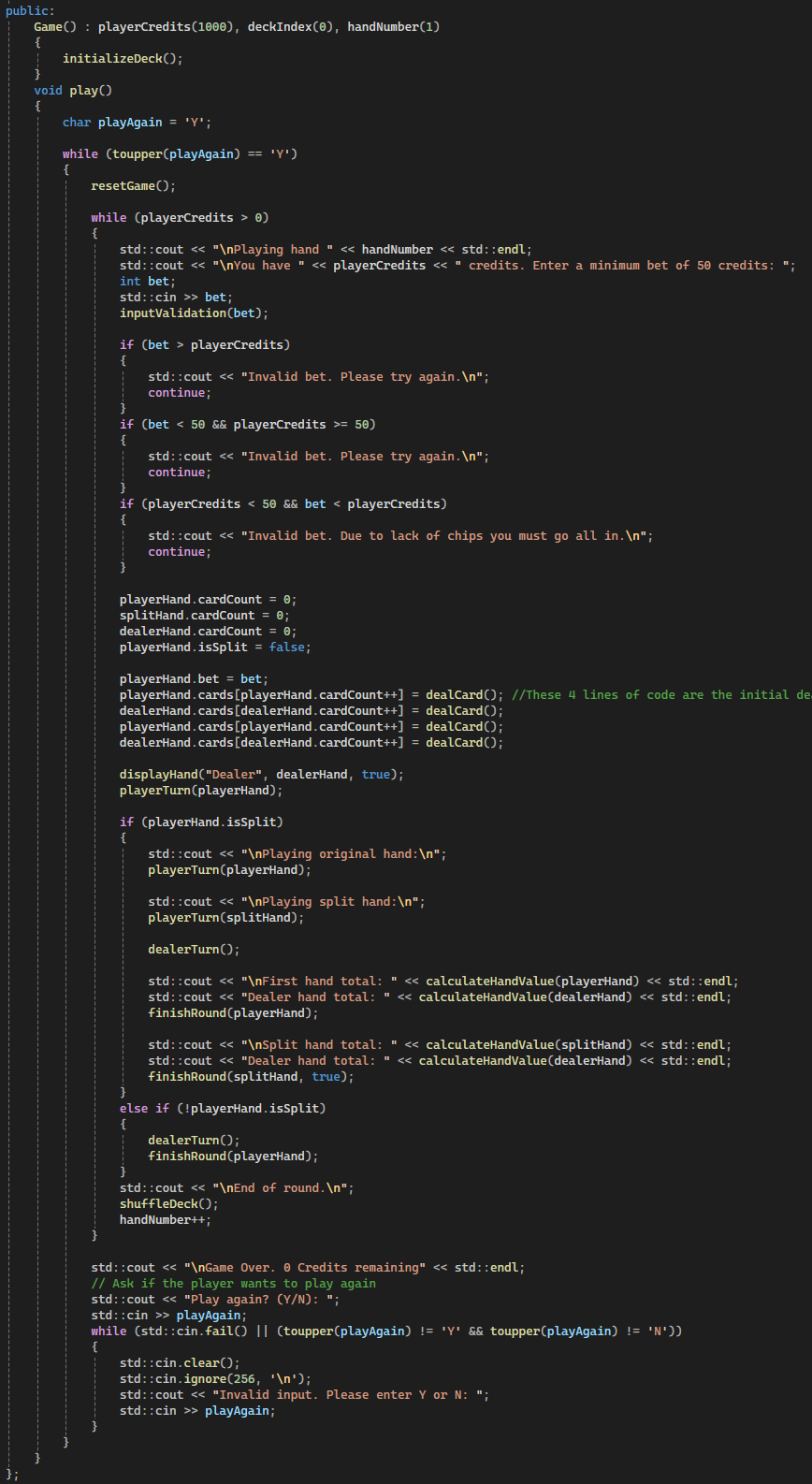 calculate value Code