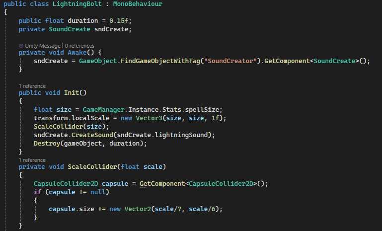 Lightning Bolt Init()