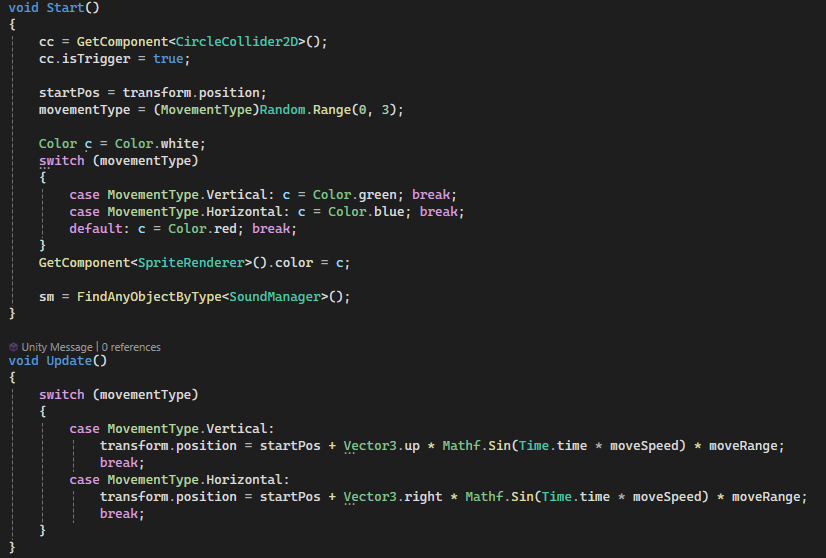Target Movement Code
