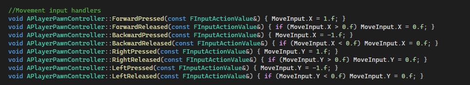 Player Movement Code