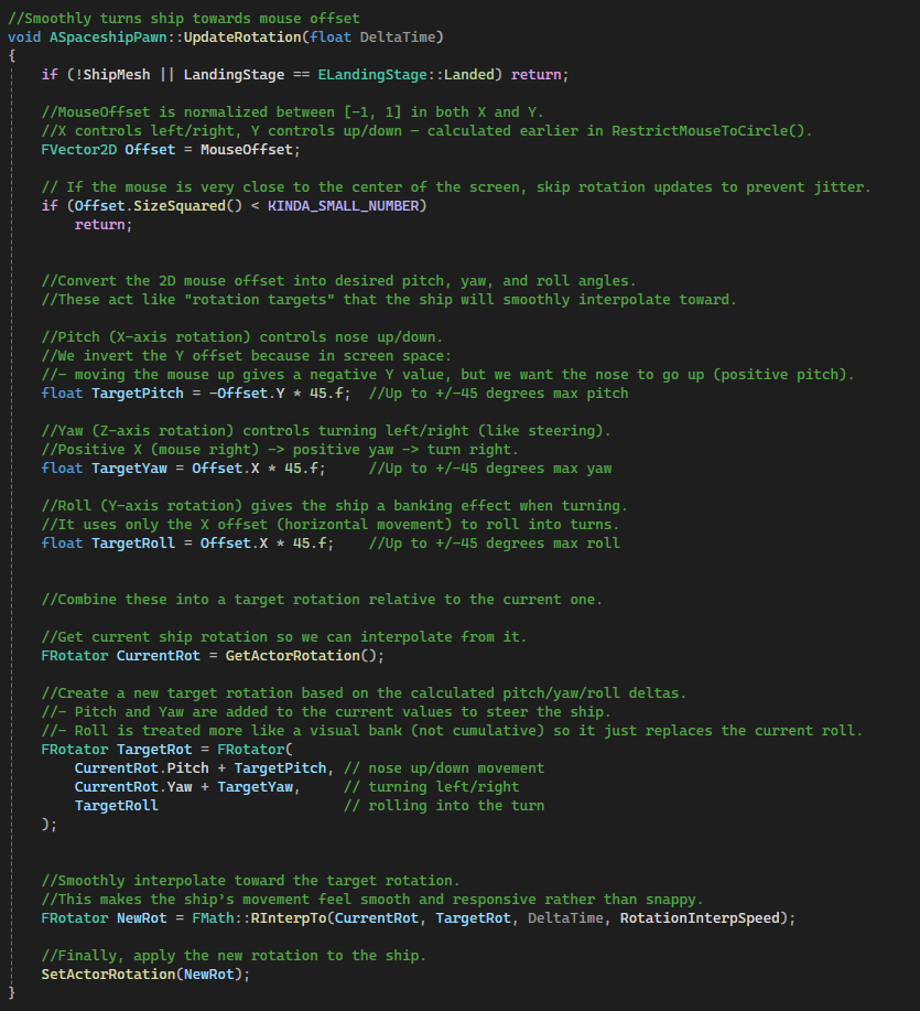 Rotation Interpolation Code